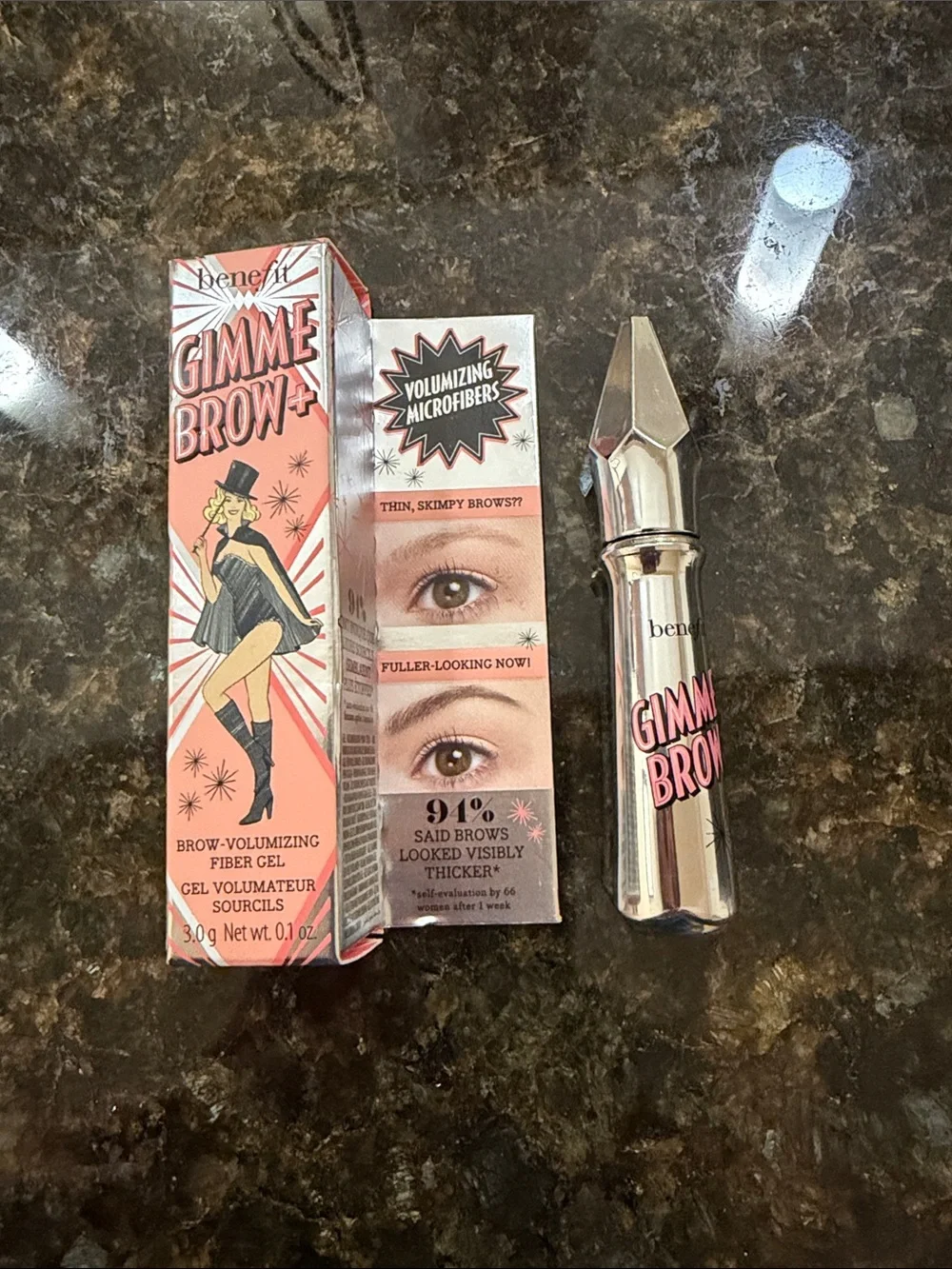 Benefit Gimme Brow+ Brow Volumizing Gel in 4.5, .1oz New